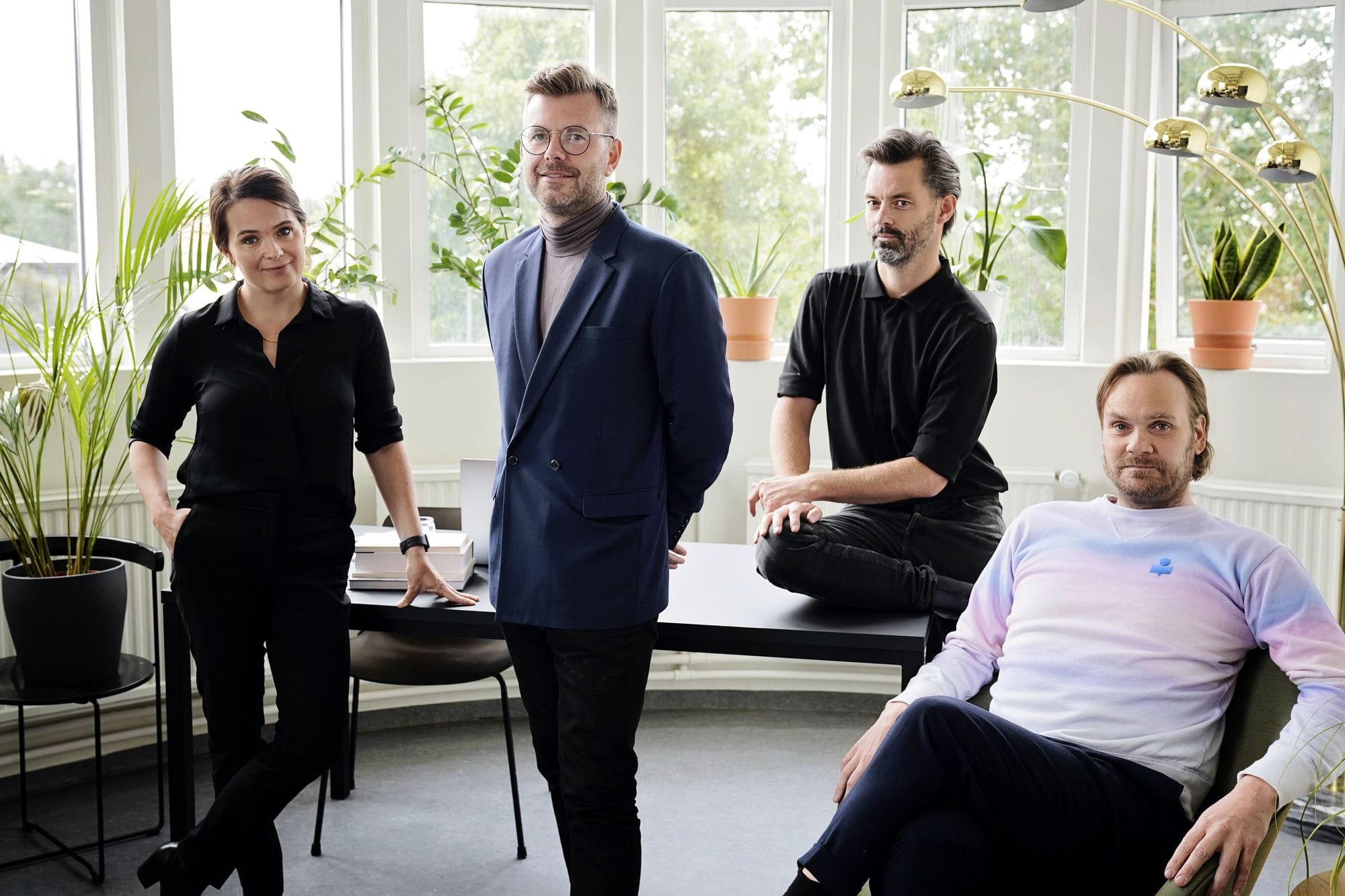 Ragnheiður Þorleifsdóttir, Daníel Freyr, Margeir Steinar Ingólfsson og Hörður Kristbjörnsson kynna samvinnu: Hugsmiðjan X Döðlur.